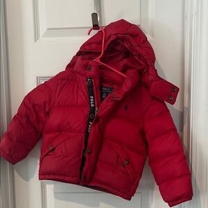 Polo by Ralph Lauren Red Kids Puffer Jacket